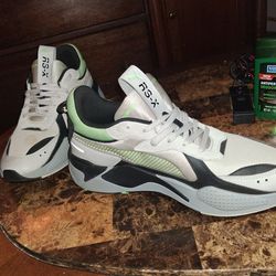 RS-X running system puma green color block u.s. size 11