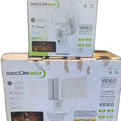 SECUR360 Connected LED Video Security Motion Lights 
