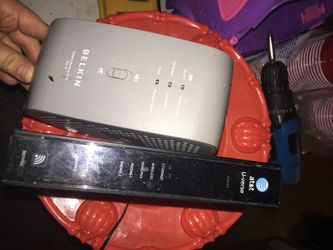DSL AT&T uverse internet wireless modem external battery