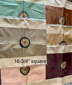 Asian silk embroidered cushion pillow cases