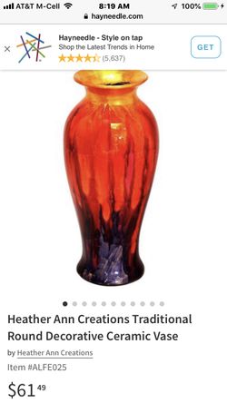 Heather Ann Ceramic Vases (2)