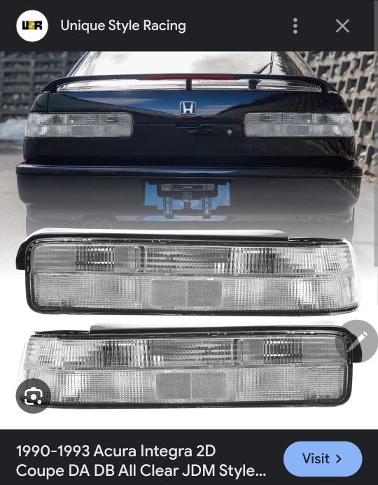 DA 9 Clear Taillights