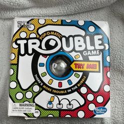 Hasbro Pop-O-Matic  Trouble Game - opened Box