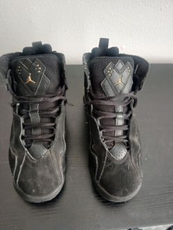 Air Jordan High-Top Sneakers Black Gold
