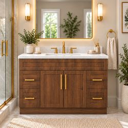 48 Inch Bathroom Vanity,Shaker Style Cabinet