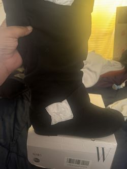Black suede Knee High boots