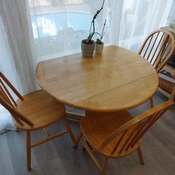 Wooden Table And Chairs