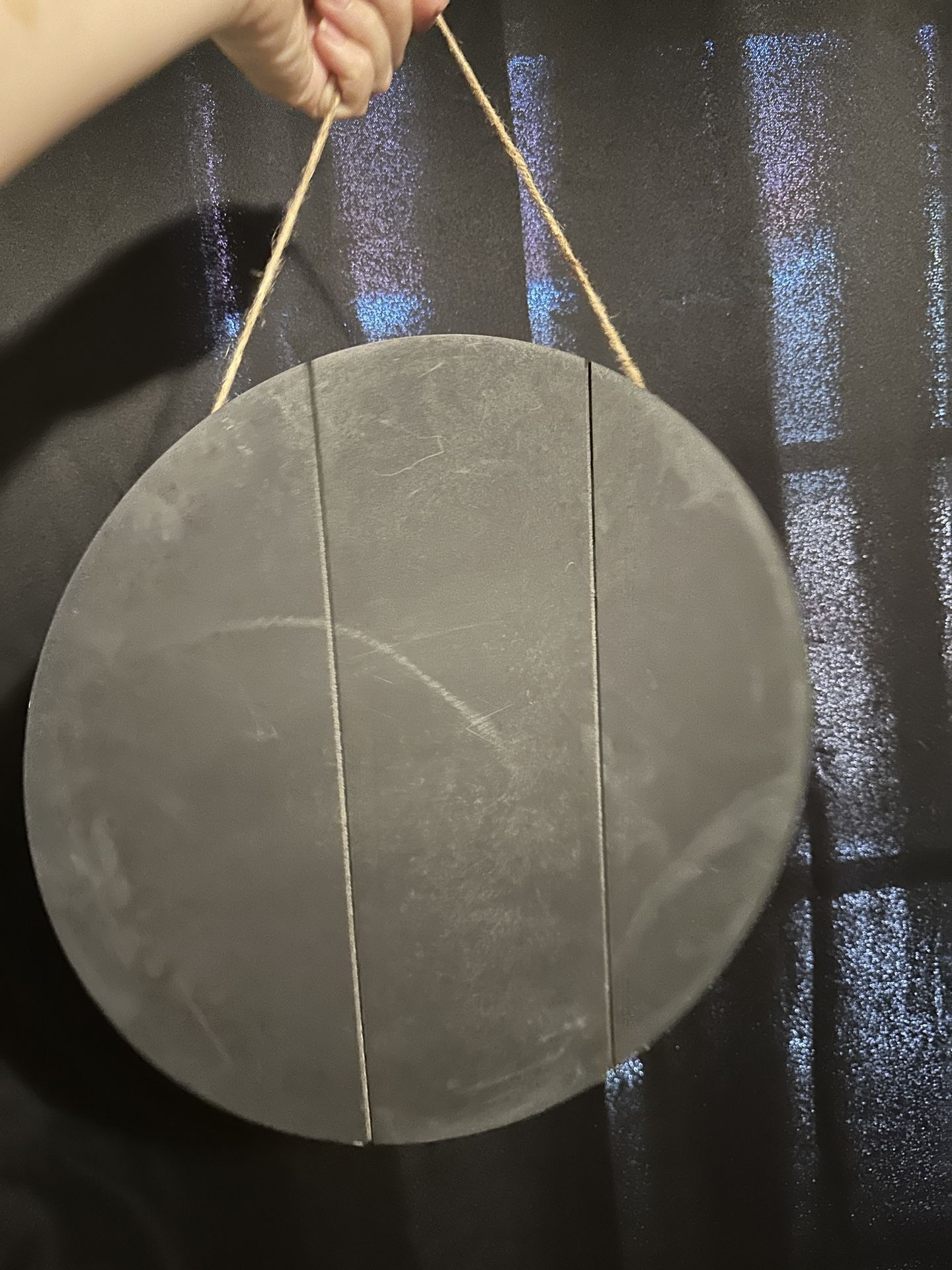 Chalkboard Circle Sign