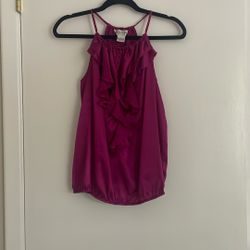 Sleeveless Pink Top, Size Small