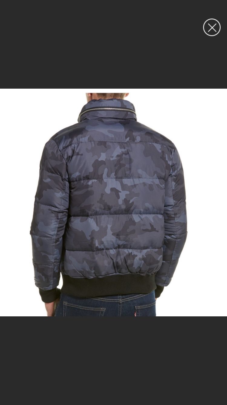Slate Stone Hooded Puffer Jacket Men s clothing