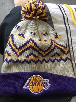 Lakers beanie