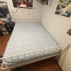 Queen Size mattress And Bed Frame