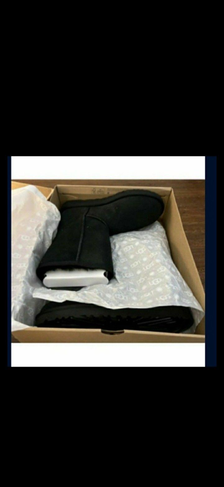 UGGS $110 Blck Sz 6W or UGGS $159 Glitter Sz 9W, or Jordan or Airmax, or Converse or Casual Boots or Double Buckle Boots for women or Girls