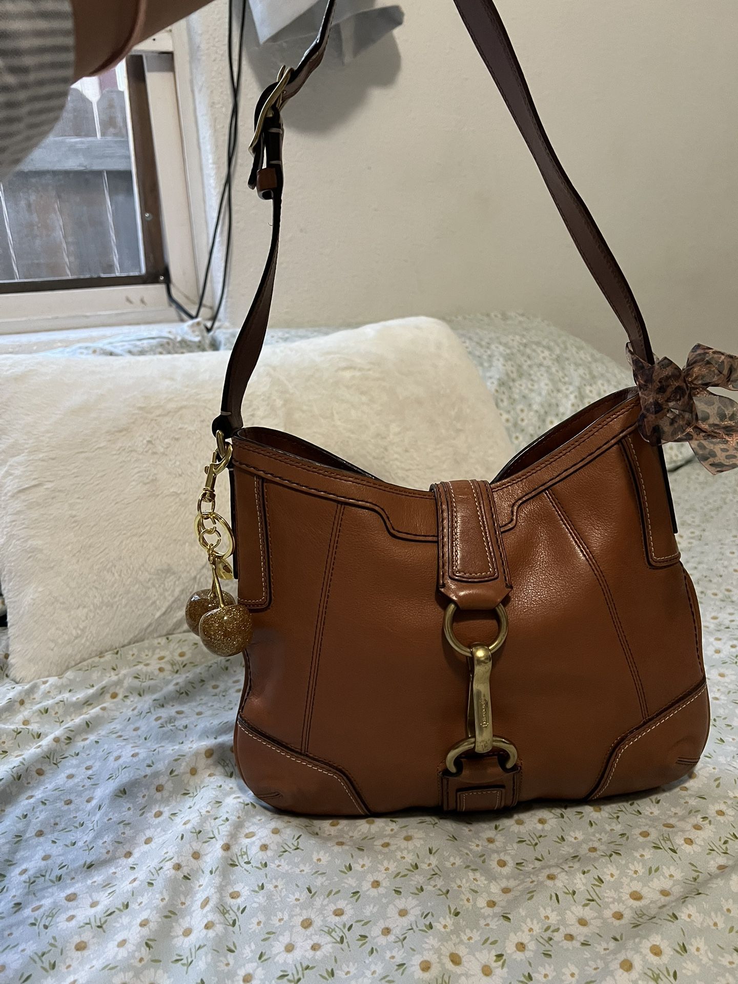 Coach Brown Leather Shoulder Bag