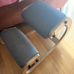 NYPOT Ergonomic Kneeling Chair with Adjustable Seats - Knee Chair for Posture Correction & Kneel Rocking Stool for Desk - Back Pain Relief for Home an