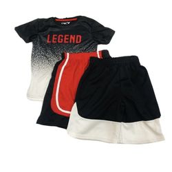 Encx Performance Sz 6 Boys 3-Piece Short Set