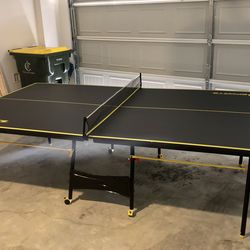 Moving Sale: Full-size JOOLA Ping Pong Table with accessories
