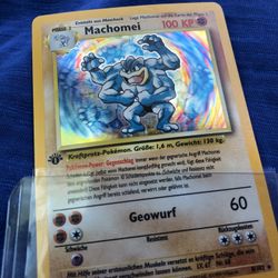 🔵German 1st Edition Machamp Machomei Clean Holo 100kp