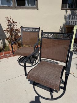 2 patio chairs