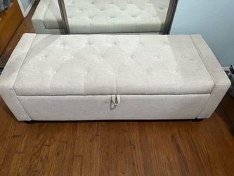 Tufted Storage Ottoman Bench