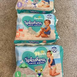 Pampers Splashers Swim Diapers (Size S/M/L)