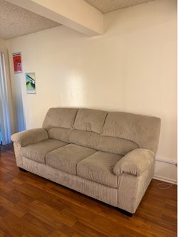 Beige couch from ASHLEY