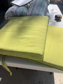2 Lawnchair cushions