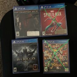 PS4 games (New/Sealed)