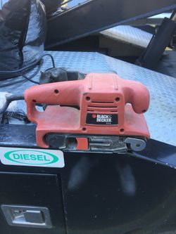 Black and decker belt sander