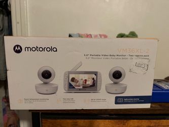 Motorola VM36XL-2 Video Baby Monitor Two Camera Pack