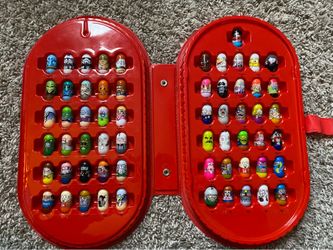 Mighty Beanz 2000s LOT OF 61 w/Case