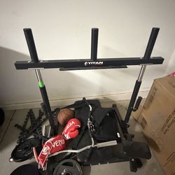 Titan Fitness Inverted Vertical Leg Press Machine