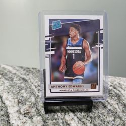 2020 Anthony Edwards Donruss Rated Rookie Minnesota Timberwolves 