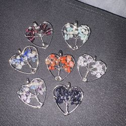 Healing Stone Tree Of Life Pendants