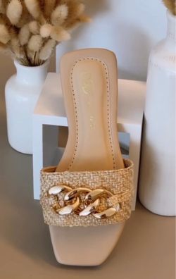 CAMILA - Women’s Tan Flat Slide Sandals – Handmade Woven Summer Sandals
