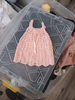 Child Crochet Pink Top 