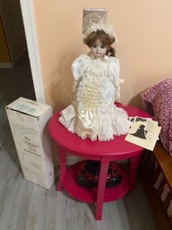 Doll Bride Wedding by Gorham Musical COA. Box. Numbered