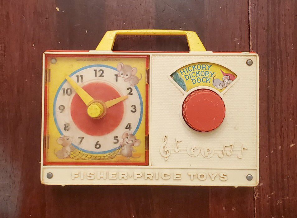 Vintage music kids clock
