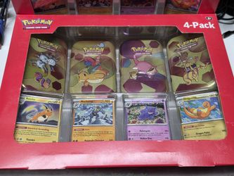 Pokemon 151 4 Pack Mini Tins