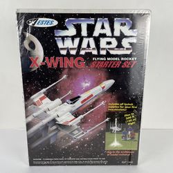 ESTES Star Wars X-Wing Flying Model Starter Kit Complete Sealed Box 1996 #1490