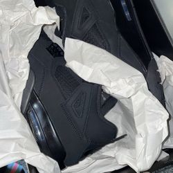 Retro 4 Black Cat Size 7.5 