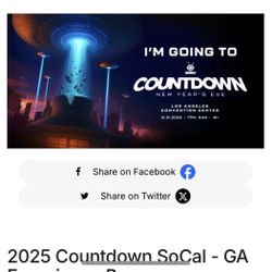 Countdown 2025 (2 Tickets)
