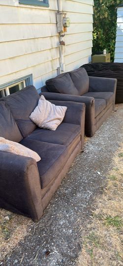 FREE- matching grey loveseats