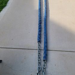 Galvanized Steel Nylon Cloth Covered Security Chain (Heavy Duty)