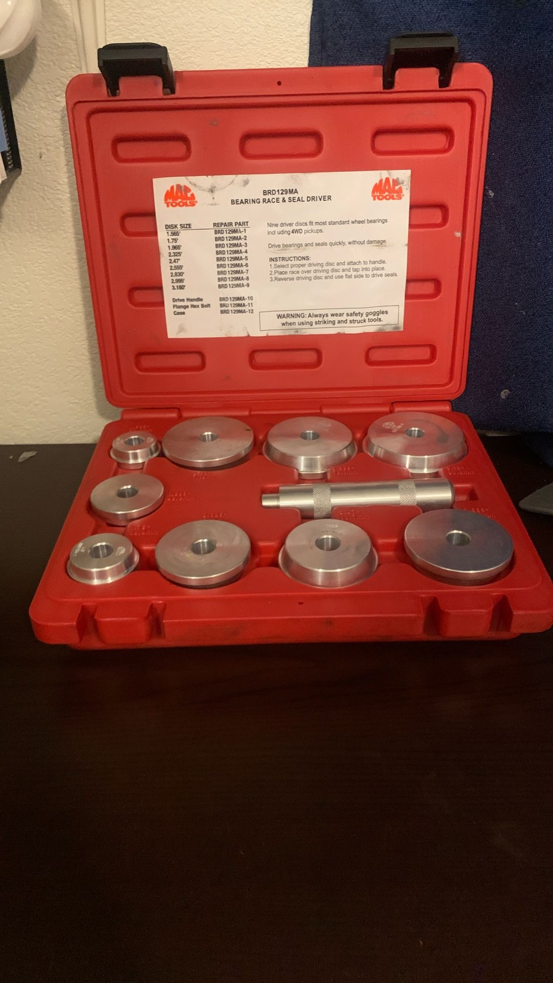 Mac Tools Seal Driver/installer