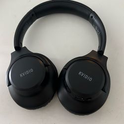 KYVIO Wireless Bluetooth Over-Ear Headphones – Black (No Charger)