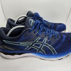 ASICS Gel-Nimbus 23 Shoes Men's 12.5 Blue Running Athletic Distance Gym Sneakers
