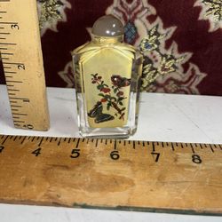 Chinese Glass Snuff Bottle Reverse Painted 