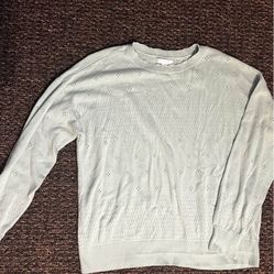 Lauren Conrad Knitted Sage green sweater size L 