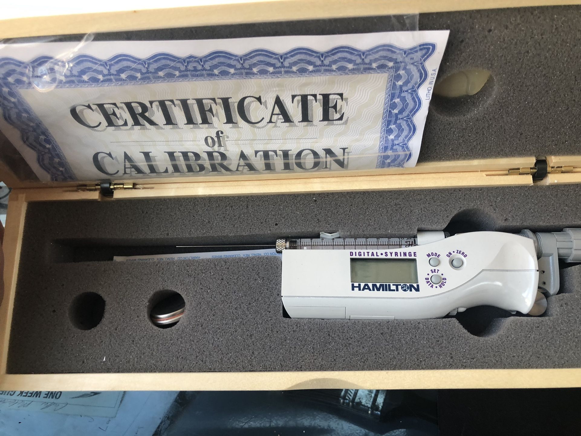 Hamilton Digital Syringe Ds80330